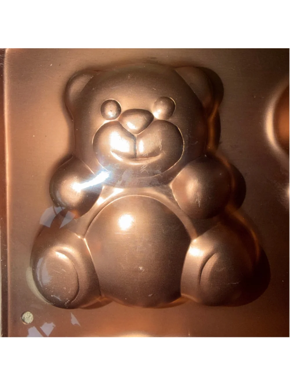 Vintage NIP 2004 Wilton Industries Teddy Bears Mini Treat Metal Baking Mold Pan